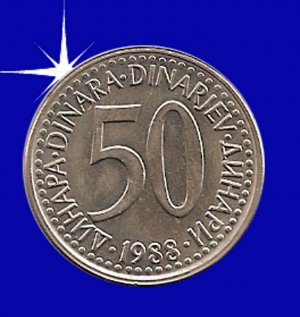 "50 DINARA 1988 Jugoslavije"