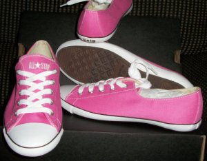 New women CONVERSE as light ox size 8 m pink/white