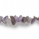amethyst (natural), medium chip-15 inch strand