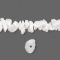white howlite (natural), chip, D grade. 34 in