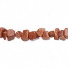 brown goldstone (MM), 4x3mm-9x6mm chip. 34-in strand
