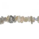 labradorite (natural), small chip, B/C grade..16 in