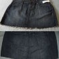 Women Cut Off Mini Denim Jeans Skirt CutOff Blueberry Short Women Clothing Size 4