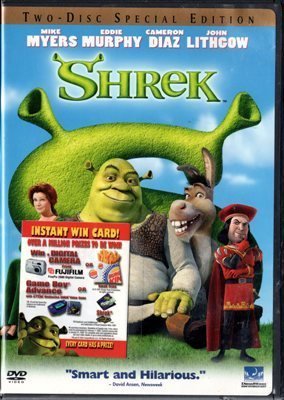 Shrek & Shrek 2 - Mike Myers Eddie Murphy Reg 4 Like New (D666)