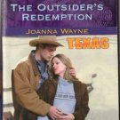 The Outsider's Redemption by Joanna Wayne Harlequin Intrigue Romance Book 0373225938