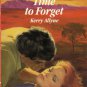 Time to Forget by Kerry Allyne Harlequin Romance Book Novel 0373026471  / Very Good