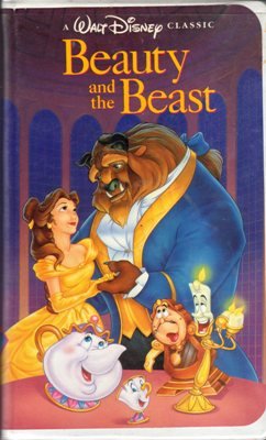 Beauty And The Beast Vhs Tape Belle Rose Video Cartoon Collectible Item