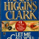 Let Me Call You Sweetheart by Mary Higgins Clark Book Novel Paperback 0671568175 