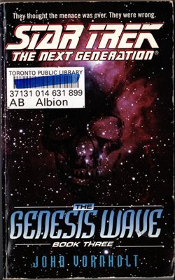 The Genesis Wave by John Vornholt Star Trek Paperback Ex-Library Book Novel 0743463838 
