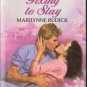 Fixing To Stay by Marilynne Rudick Harlequin Temptation Book Novel 0373252285 