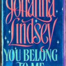 You Belong To Me by Johanna Lindsay Fiction Fantasy Romance Book Novel 0380762587 
