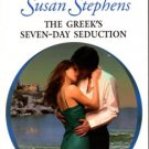 The Greek's Seven-Day Seduction by Susan Stephens Harlequin Presents Book 0373124554