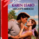 Megan's Miracle by Karen Leabo Silhouette Desire Ex-Library Book Novel 0373058802