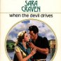 When The Devil Drives by Sara Craven Harlequin Presents Novel Book 0373114710