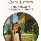 The Virgin's Wedding Night by Sara Craven Harlequin Presents Novel Book 0373126964