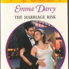 The Marriage Risk by Emma Darcy Harlequin Presents Romance Novel Book Fiction Fantasy Love