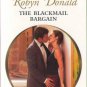 The Blackmail Bargain by Robyn Donald Harlequin Presents Fiction Novel Book Romance