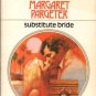 Substitute Bride by Margaret Pargeter Harlequin Presents Novel Book 0373105800