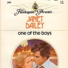 One of the boys by Janet Dailey Harlequin Presents Fiction Love Romance Novel Book
