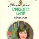 Obsession by Charlotte Lamb Harlequin Presents Romance Novel Book 037310393X 