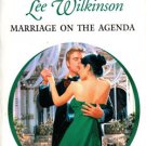 Marriage On The Agenda by Lee Wilkinson Harlequin Presents Novel Book 0373122284 