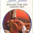 Bought For The Greek's Bed by Julia James Harlequin Presents Love Romance Novel Book