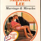 Marriages & Miracles by Miranda Lee Harlequin Presents Novel Love Romance Book 0373117841