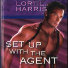 Set Up With The Agent by Lori L. Harris Harlequin Intrigue Fiction Novel Book 0373693125