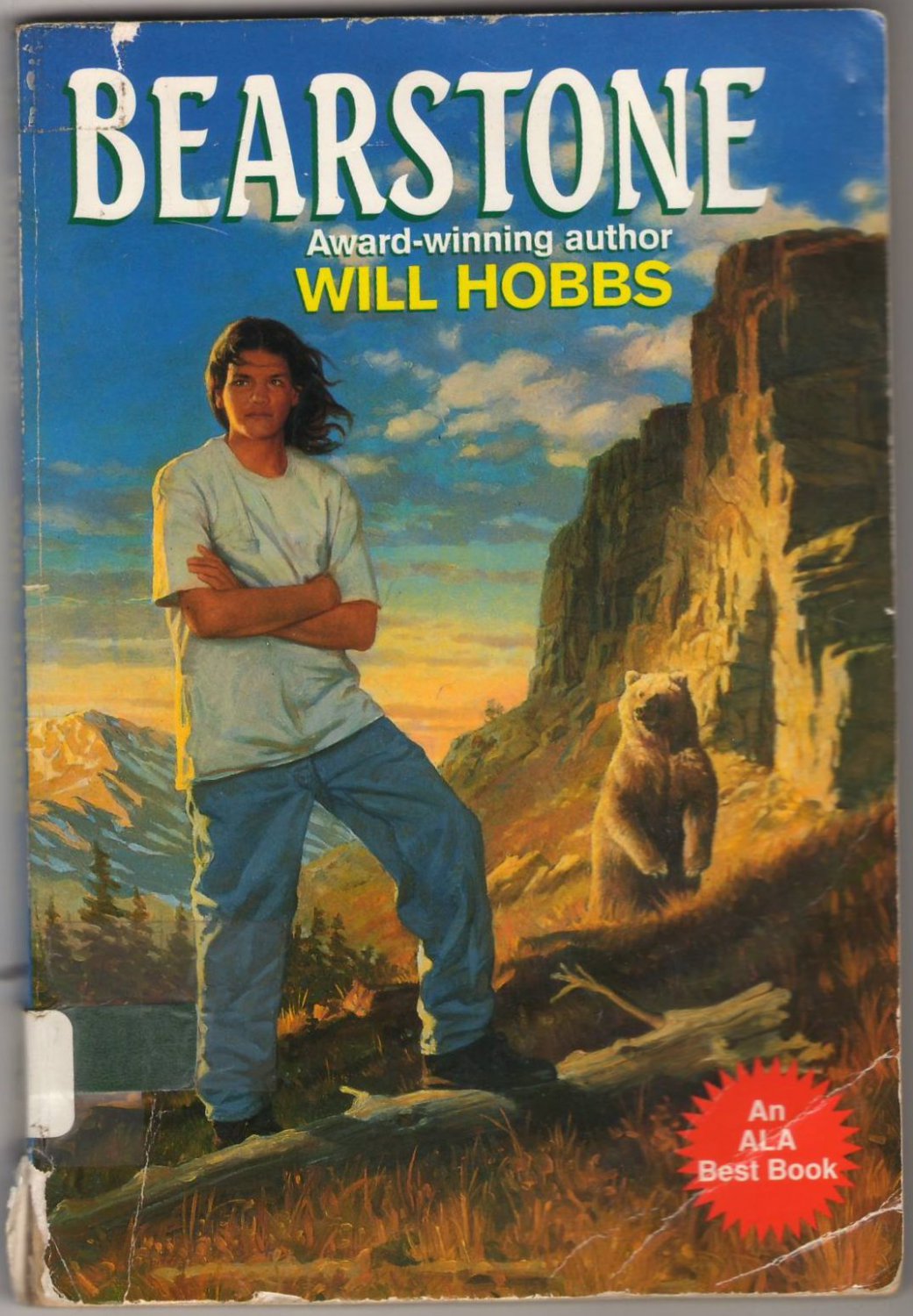 Bearstone by Will Hobbs Coming Of Age Story Cloyd Softcover Novel Fiction Fantasy Book Paperback