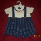 New Nannette Nautical Romper Boys 3/6 Months   Free Shipping