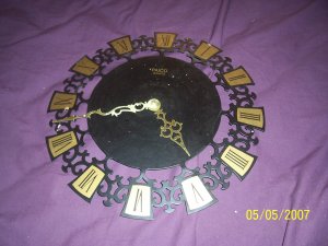 Vintage Paico Clock  Free Shipping