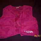 DKNY Vest Girls Medium 8-10  FREE SHIPPING