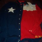 Texas Flag Western Shirt Mens X Large  FREE SHIPPING