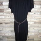 Woman Woven braided belt - width 0.8inch Dark Brown