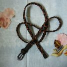 Woven braided belt - width 0.4inch Mixed Color