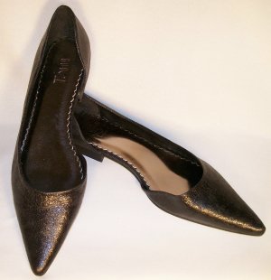 Rouge brand black flats 80' s style size 8