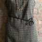 OutFitKit classic hounds tooth black camel sheath dress with accessories