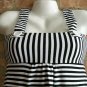OutFitKit black white stripe mod baby doll jumper with accessories