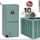 rheem 1.5 ton 13 seer Heat pump split system