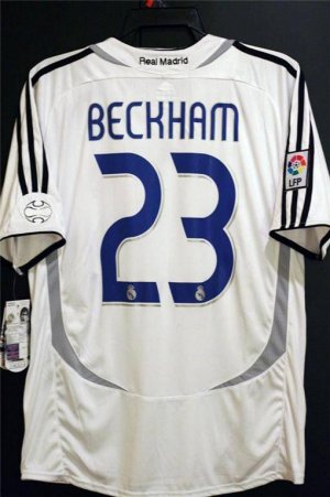 real madrid david beckham jersey