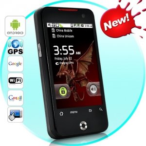 3.2 Inch Touchscreen Dual SIM Android 2.2 Smart phone JXP9ALWIHT WIFI quad band unlocked