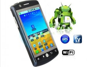 Android Phone JXP3H0A 3.5 inch capactive touch screen WIFI+TV+GPS quad band unlocked