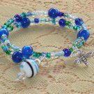 Blue Beaded Bracelet