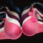 6 Max Push Up Striped Bra lot SI68D