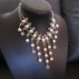 Beaded Bridal Pearl Necklace
