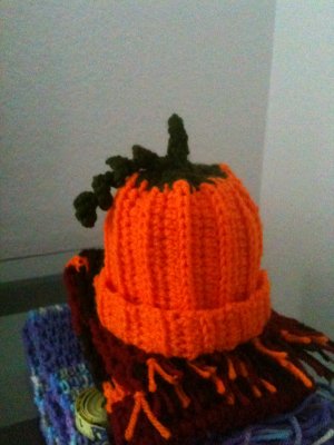 Pumpkin beanie
