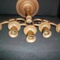 SOLID BRASS 5ARM LIGHT CANDELABRA CANDLE STICK HOLDER