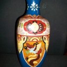 12 " Enameled over copper vase