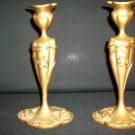 Antique A-M-W Candlesticks