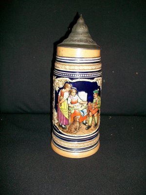 Antique  Large stein1 litter German